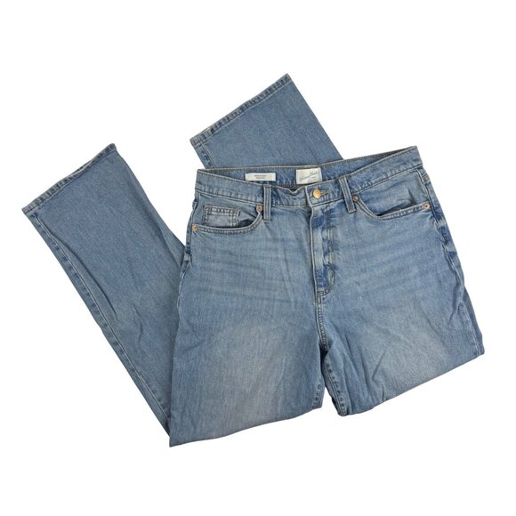Universal Thread Denim - Universal Thread High Waist Jeans Womens Size 12 31R Light Wash Vintage Straight